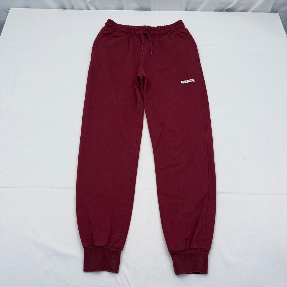 Gymshark Sweatpants Jogger‎ Pants Mens Small Athletic Training Gym Stretch Red